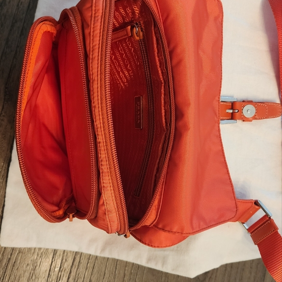 Prada Authentic Vela Sport Shoulder Bag - Picture 6 of 12